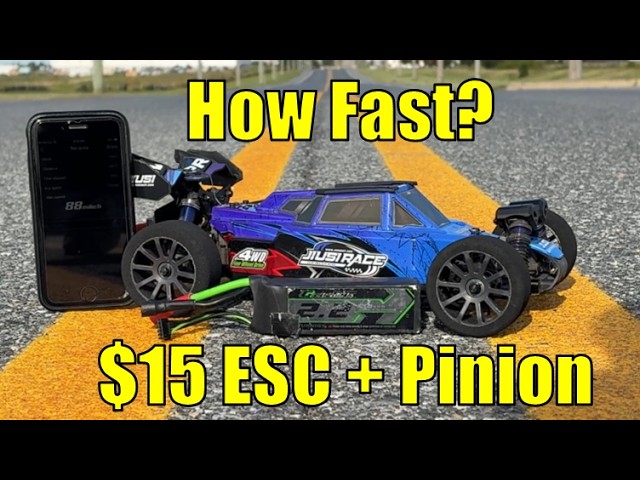 38t Pinion in New Release Jiusi WB12Pro - Speedrun - $15 ESC