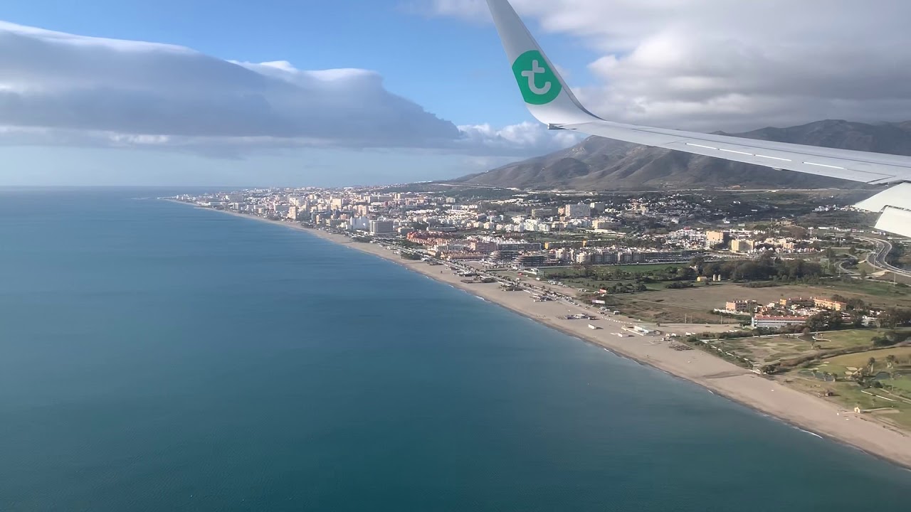 Landing Malaga Spain YouTube
