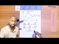 CXC Maths - Vectors the TRIANGLE LAW 🔺 *most useful thing*