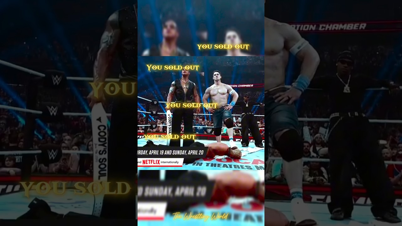 John Cena selling his soul to The Rock 🔥