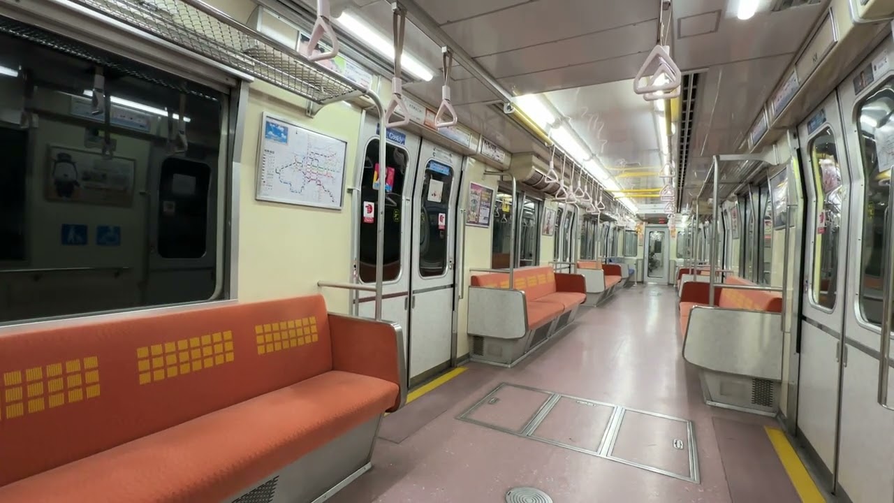 Osaka Metro 長堀鶴見緑地線 門真南~鶴見緑地 車内風景 Osaka Metro Nagahori Tsurumi-ryokuchi Line (2026.3)