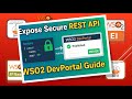 Expose Secure REST API in WSO2 DevPortal | API Publishing Guide