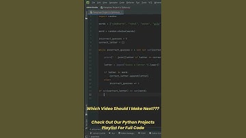 Hangman Project In Python Trick 🤔 #hangman #python #programming #coding