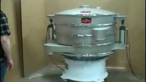 Three-Deck Vibroscreen with Air-Lift Quick-Clean Screen Change System | Kason