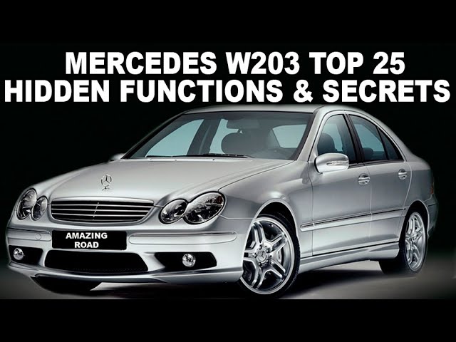 ⁣Mercedes W203 Top 25 Hidden Functions, Secrets and Useful Tips / Full Secrets Mercedes W203