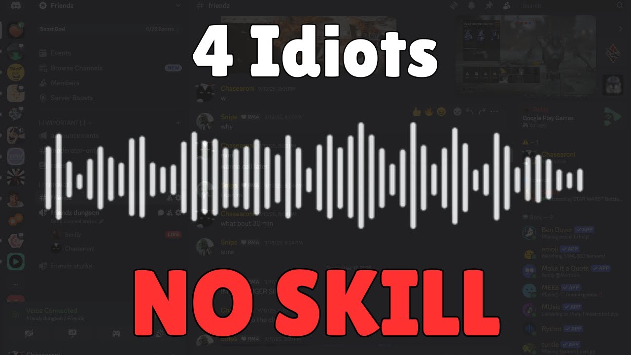 4 idiots create beats with no skill