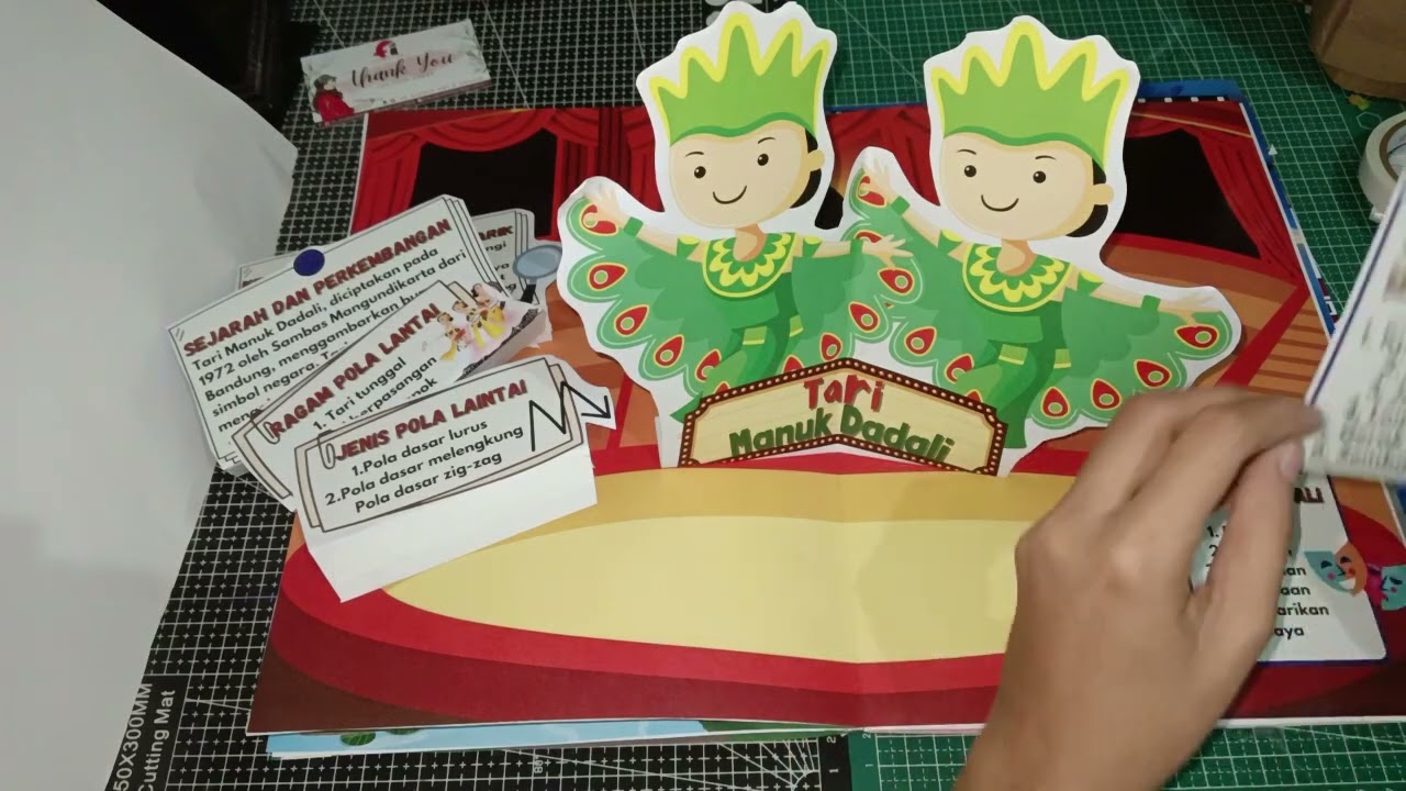 Tutorial Pop Up Book-Tari Manuk Dadali