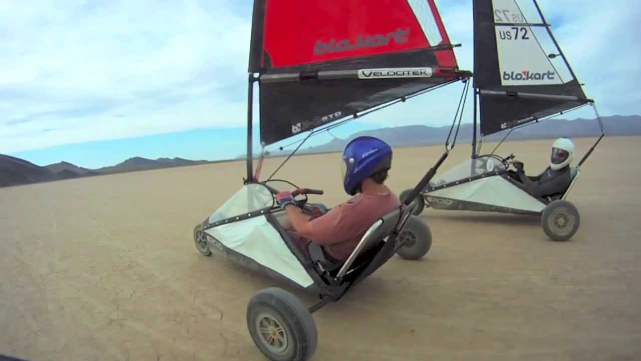 Fun Blokart Sailing with Mark and Nancy at Red Lake!