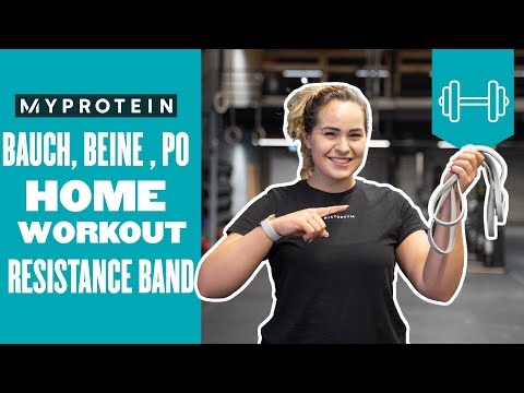 Bauch, Beine Po Resistance Band Home-Workout! | Mit ThisIsMiri