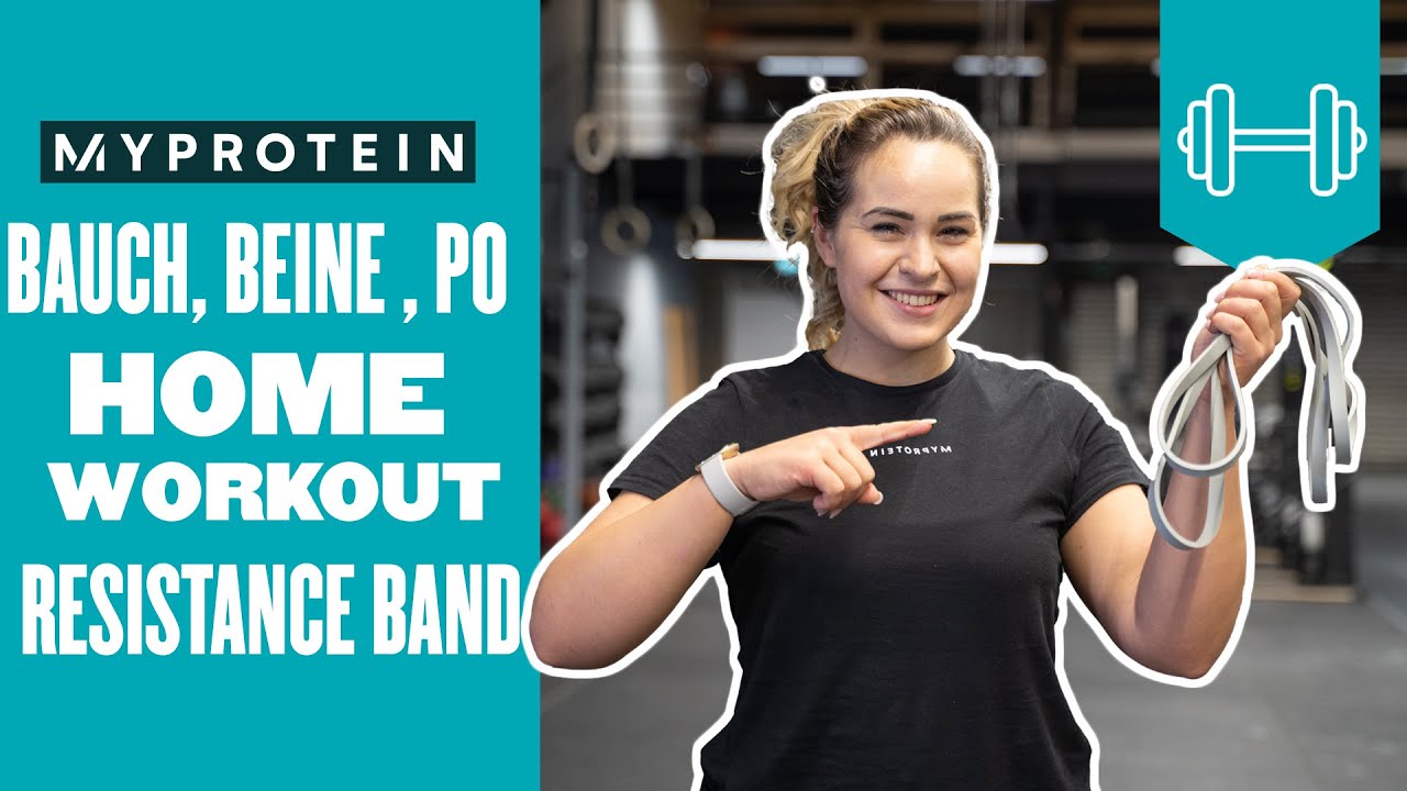 Bauch, Beine Po Resistance Band Home-Workout! | Mit ThisIsMiri