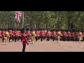 Guards march along The Mall - Trooping the Colour 2019