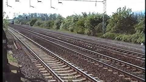 Intercity Class 87s and 90s at Cathiron 1992