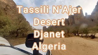 Exploring the Sahara at tve Tassili N'Ager National Park near Djanet