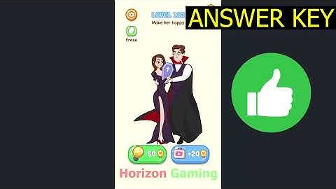 Naughty Puzzle Tricky Test LEVEL 133 Make her happy - Gameplay Walkthrough Android IOS