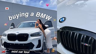 I BOUGHT A NEW CAR VLOG | mini car tour