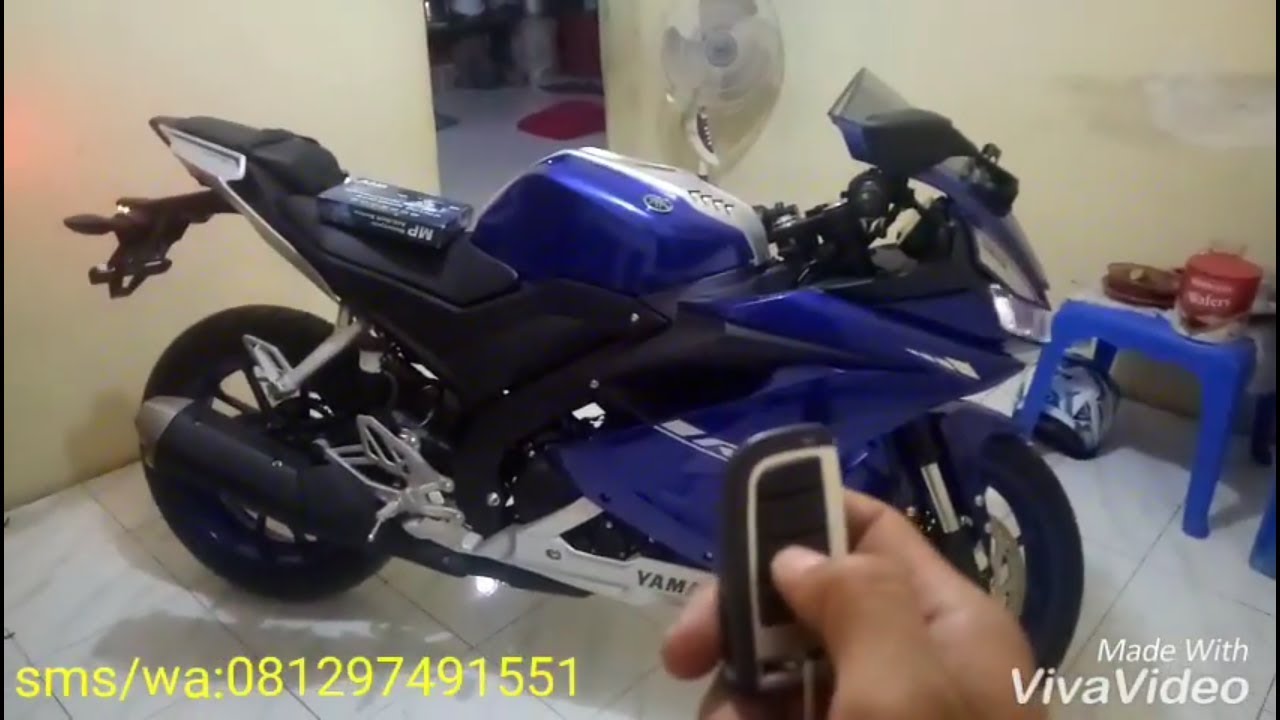 Pasang Alarm MP 1 Way Yamaha  R15  V3 Di Cirebon  YouTube