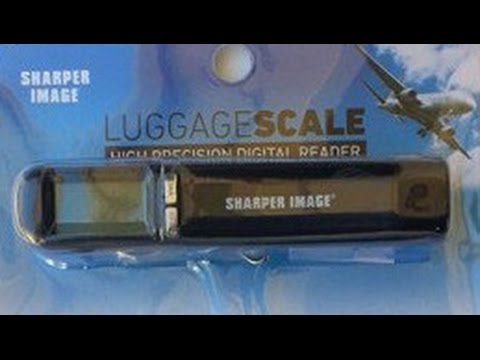  SHARPER IMAGE Digital Hanging Luggage Scale, Best