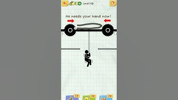 Level 48 He needs your hand now!  #short #game #draw2save