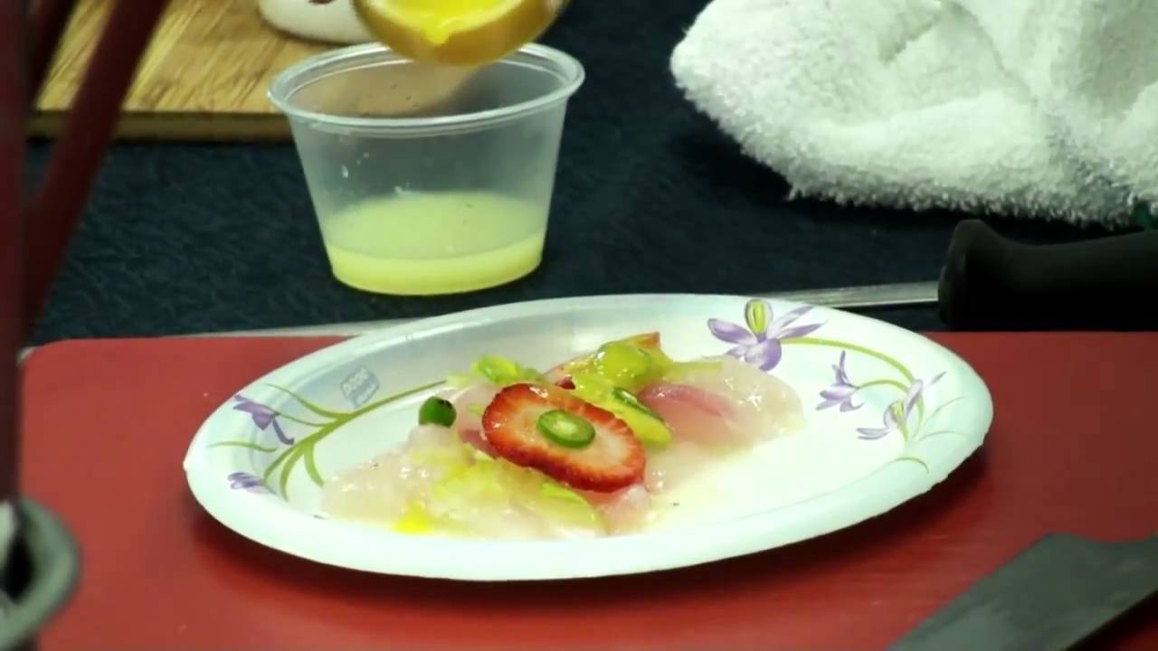 Collaboration Kitchen Halibut Sashimi YouTube