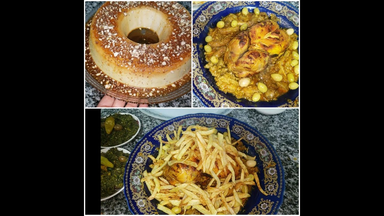 فلان الكواخادا باللوز ديال المناسبات روعة🍮flan cuajada#دجاج محمر بالدغميرة من داكشي😍