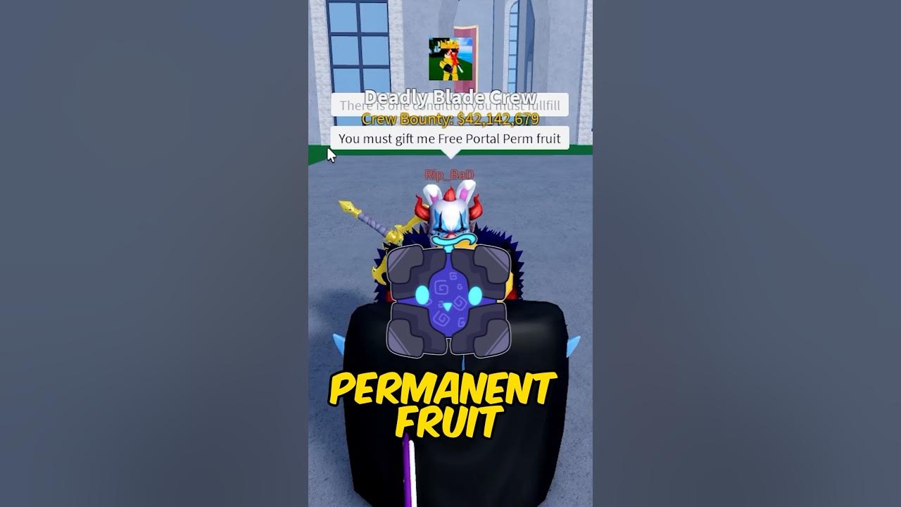 Roblox Blox Fruits Permanent Portal Fast Delivery [GIFT ONLY] read  description