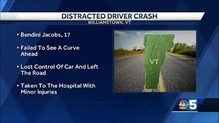 Vermont State Police remind people to avoid distracted driving