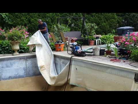 Pool Liner Replacement:  How They Do It.