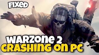 How To Fix COD Warzone 2 Crashing on PC | Warzone 2 Crashing and Freezing Fix