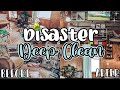 DEEP CLEAN WITH ME | LIVING ROOM | OLD SINGLE WIDE | DISASTER 🤮