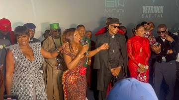 MR PETER PSQUARE MC LIVELY WAJE PHYNA NANCY ISIME,UNUSUAL NASBOI OTHERS AT INI EDO MOVIE PREMIERE 