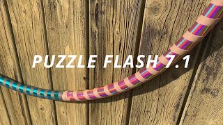 Hooperella Produktvideo PUZZLE FLASH 7.1 Hula Hoop Unikat Closeup MAG