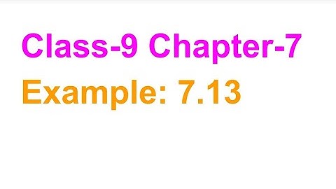 TN Class-9 Maths Chapter-7 Mensuration Example: 7.13
