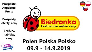 09 9 14 9 19 Tv Biedronka Polska Polen Polsko Prospekt Ceny Preise Promocje Angebote Nabidky