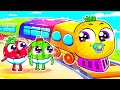 Safety Rules on the Train | Wheels on the Train | Safety Tips Kids Songs by Yum Yum