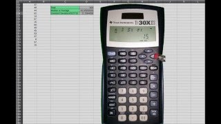 TI 30X IIS - Standard deviation