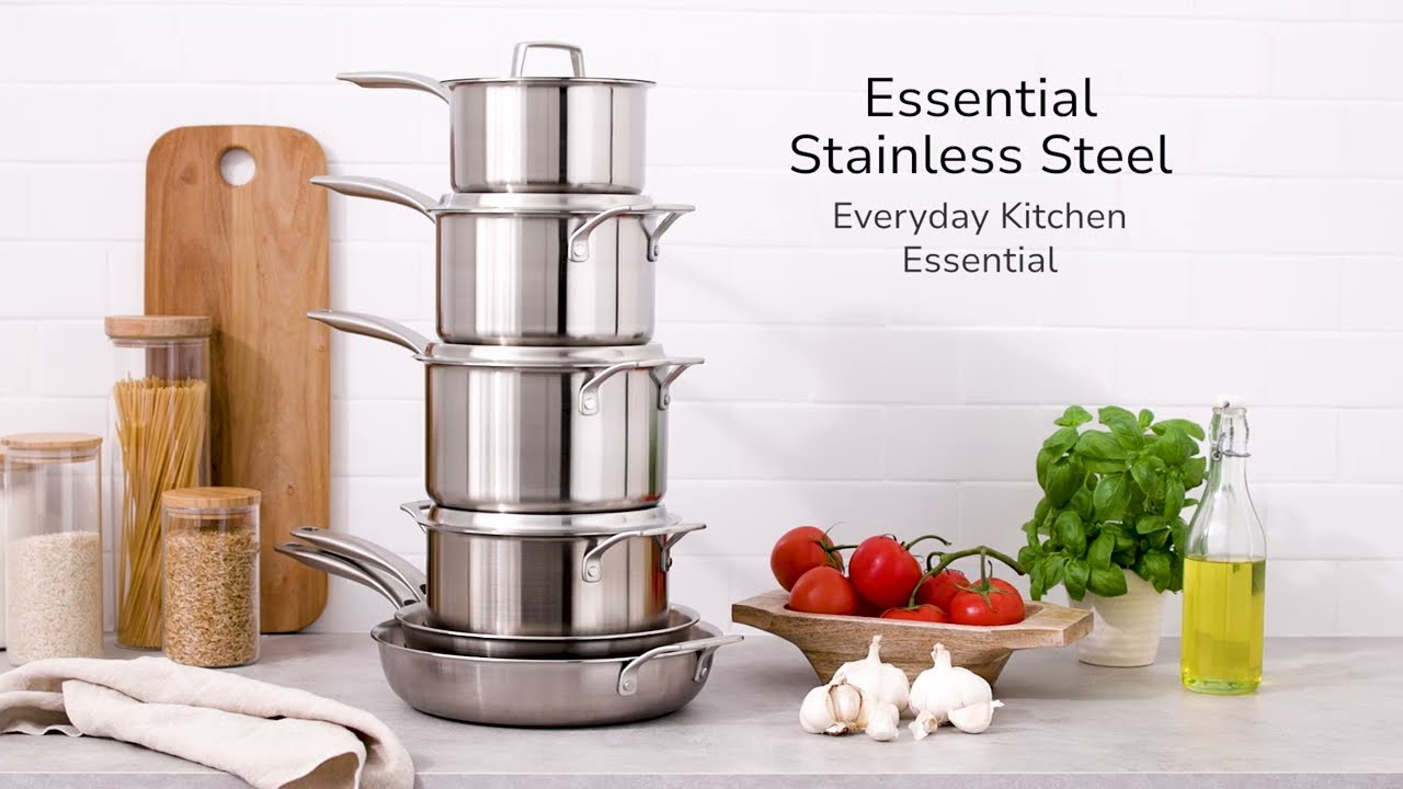 Le Creuset Tri-Ply Stainless Steel - YouTube