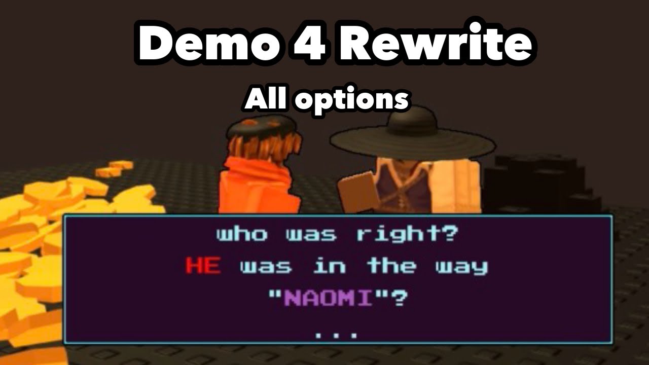 All New Ancients Fight Dialogue Options in the Block Tales Demo 4 ...