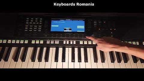 Tutorial on how to change desktop background Yamaha PSR-S775