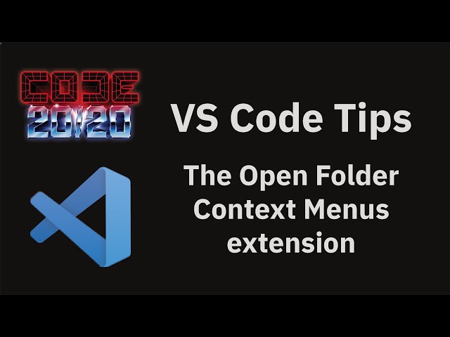 The Open Folder Context Menus extension