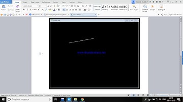 line DDA algorithm using graphics.h