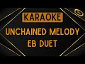 Eb duet  unchained melody acoustic karaoke