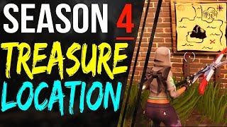 Fortnite Battle Star Location Week 1 Challenge Tomato Town Season 4 Treasure Map