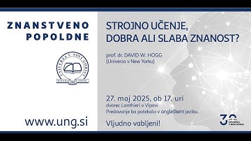 Hogg: Strojno učenje, dobra ali slaba znanost?