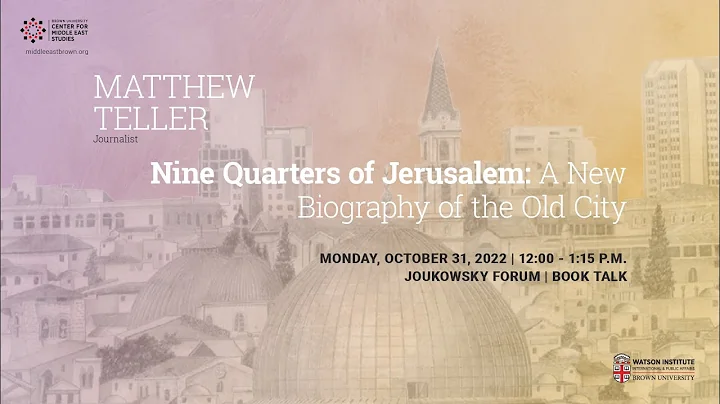 Nine Quarters of Jerusalem: A New Biography of the Old City