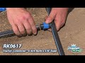 Irrigationking drip tape starter connector 6 mm barb  rk0617
