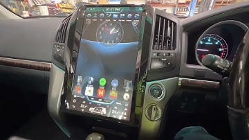Toyota Landcruiser 200 Series 2007-2015 Sahara 16” Tesla Style Unit - Start Up Demo Video
