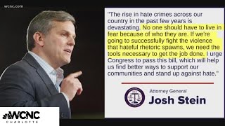 NC attorney general pushing 'No Hate' act