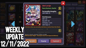 SHORT WEEK | WEEKLY UPDATE 12/11/2022 | MY HEROES: DUNGEON RAID