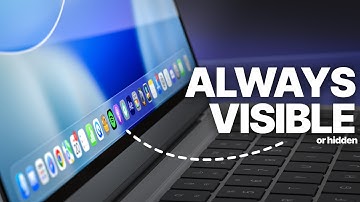 How to Keep the Dock Always Visible (or hidden) on Mac