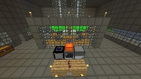Fully automatic Nuclear Power Plant in Tekkit (Minecraft) w/Statistics Display